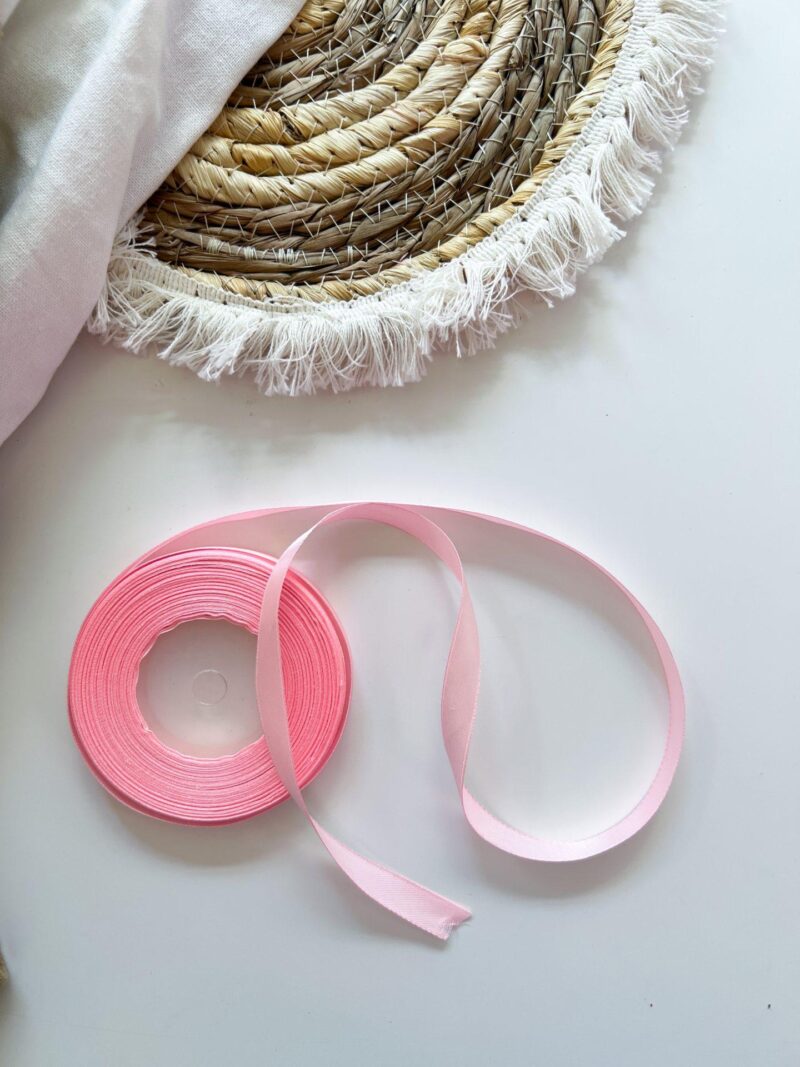 Grosgrain Lint Roze 12mm 22m