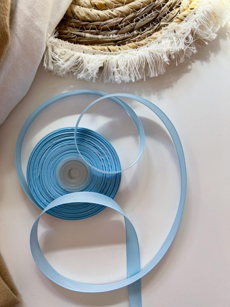 Grosgrain Lint Baby Blue 12mm 22m