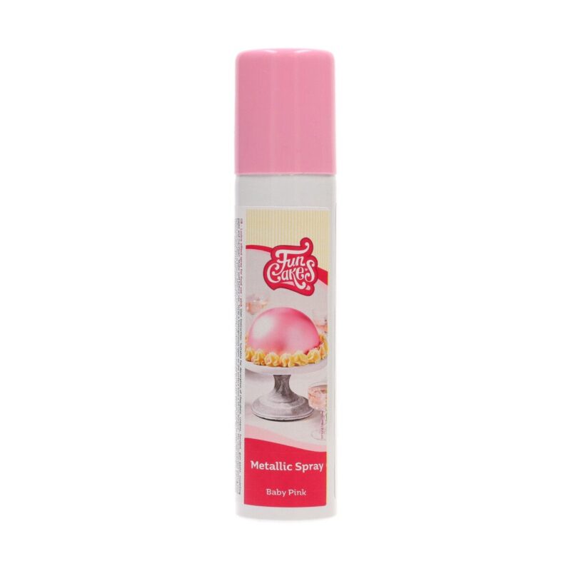 FunCakes Metallic Spray Pink 100m