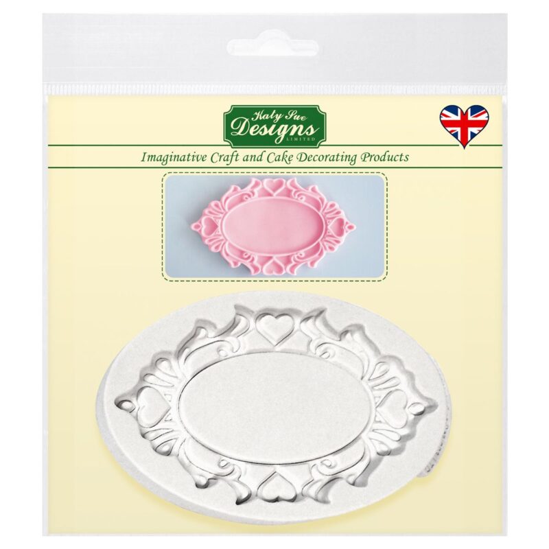 Katy Sue Mould Decorative Plaque - Oval Hearts - Afbeelding 4