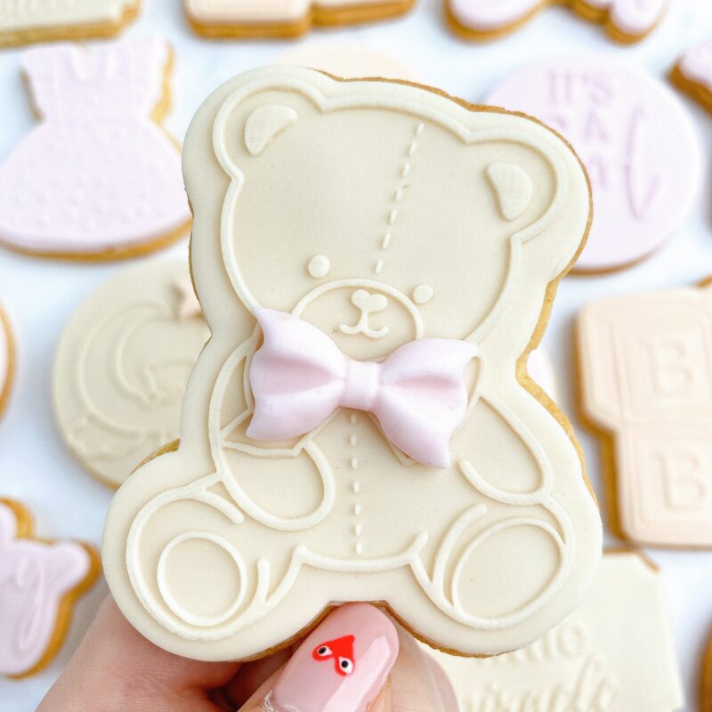 teddybeer stamp+cookie cutter