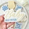 Baby shower stamp+cookie cutter
