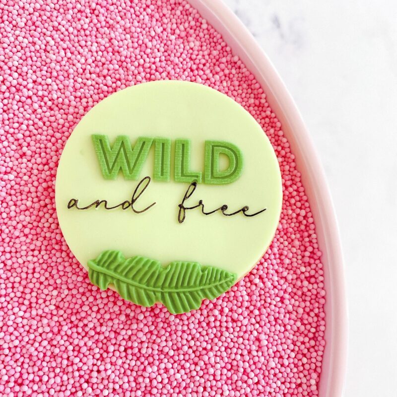 Wild and free stamp