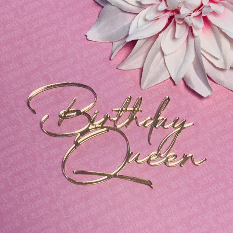 Birthday Queen SPiegel Goud