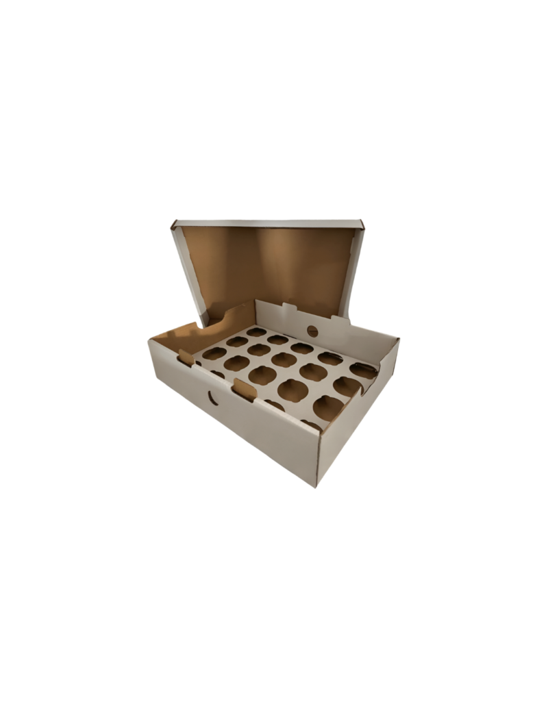 Doos voor 20 cupcakes 43x32x10cm - Afbeelding 3