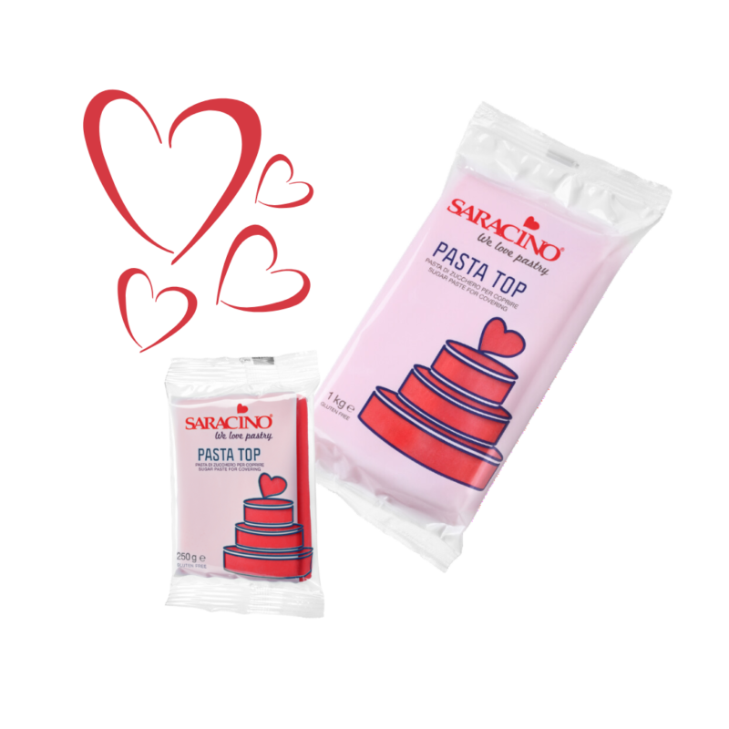 Rood top paste Saracino 1kg - Afbeelding 2