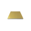 Styrodur Cake drum 25x25 goud 1cm Vierkant Aleksander Print