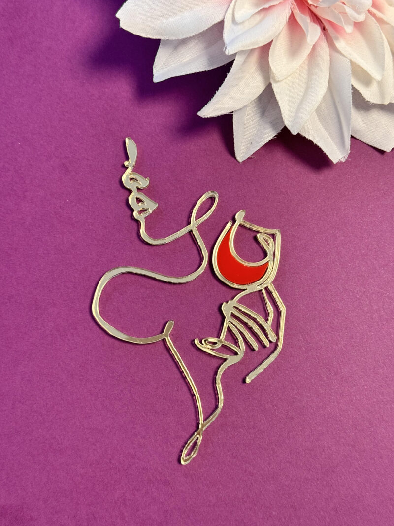 linear cake topper vrouw met wine sugar garden design 1