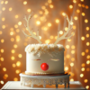 rendier cake topper met ogen 1