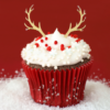 Rudolf rendier cupcakes toppers set