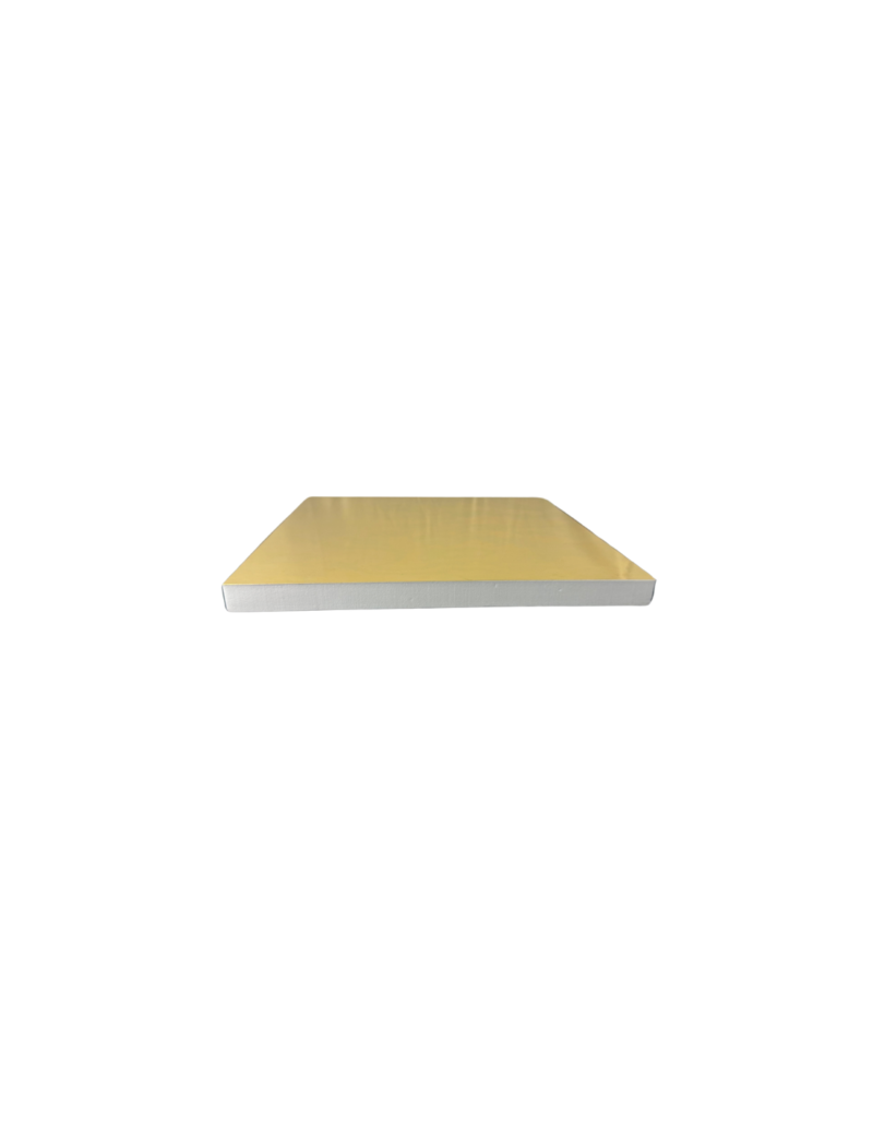 Styrodur Cake drum 25x25 goud 1cm Vierkant Aleksander Print - Afbeelding 2