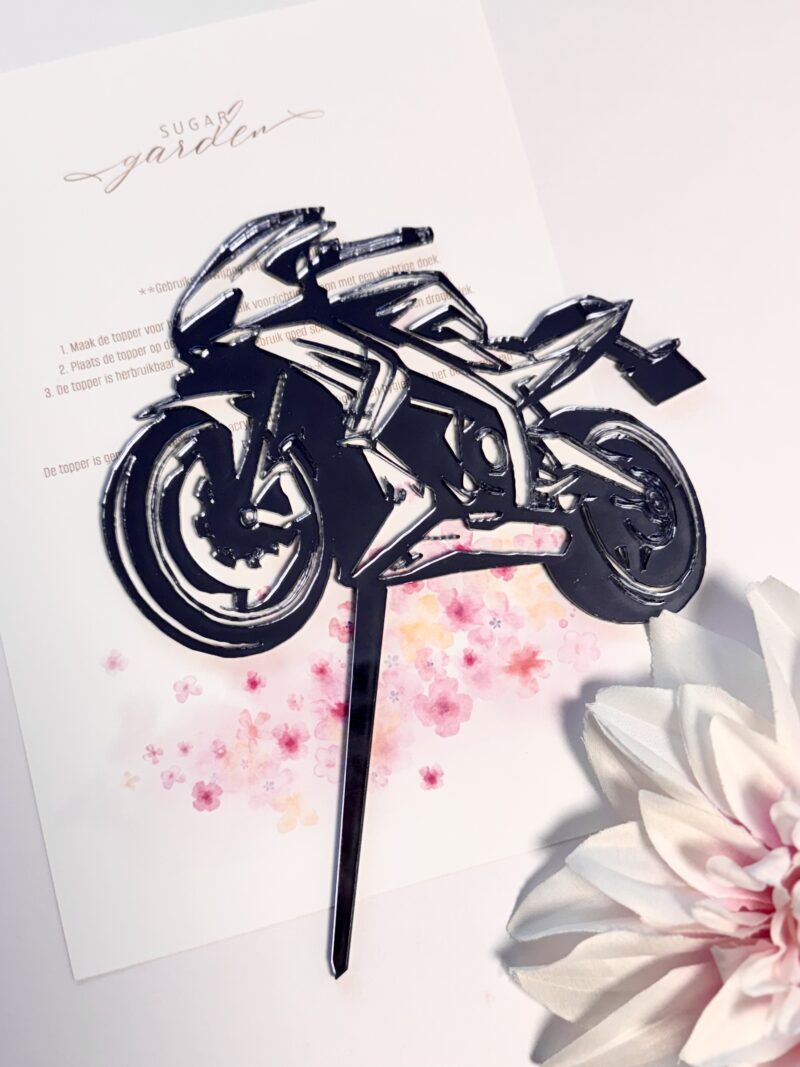 Motor cake topper 14cm - Sugar Garden