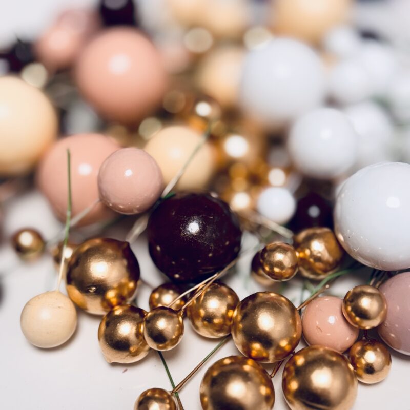 Groot Pakket - Taartdecoratie ballen -taarttopper 2-4 cm set/108st Mix kleuren vordeel pakket - Afbeelding 3