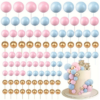 Groot pakket - Taartdecoratie ballen -taarttopper 2-4 cm set/108st Mix kleuren vordeel pakket