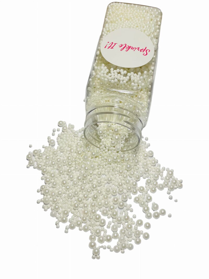 Witte Parel Sprinkle It! - White Rain  100 g