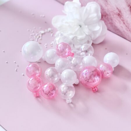 Ballen transparant set cake decor