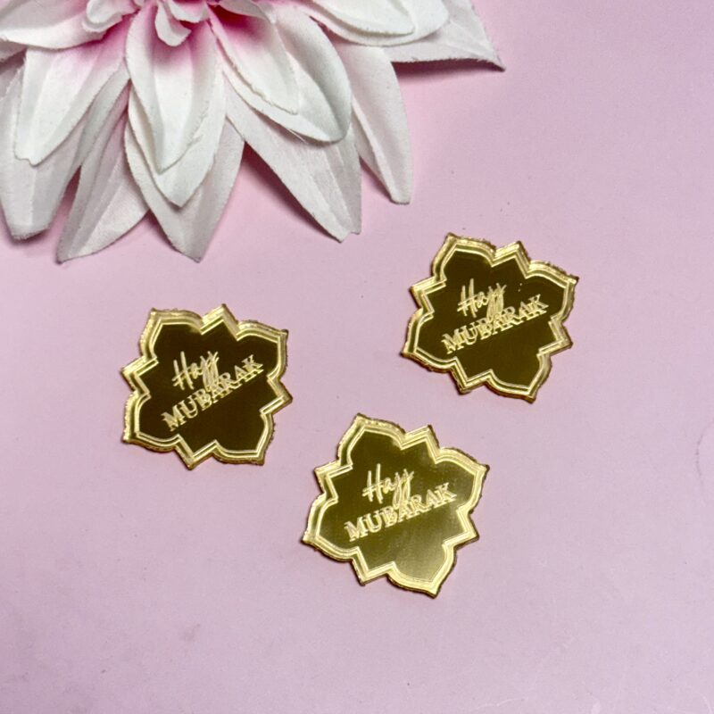 Hajj Mubarak cupcakes decor 4cm 3st/set