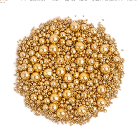 OLD GOLD PEARL CORE POSYPKA CUKROWA - Słodki Bufet sprinkles