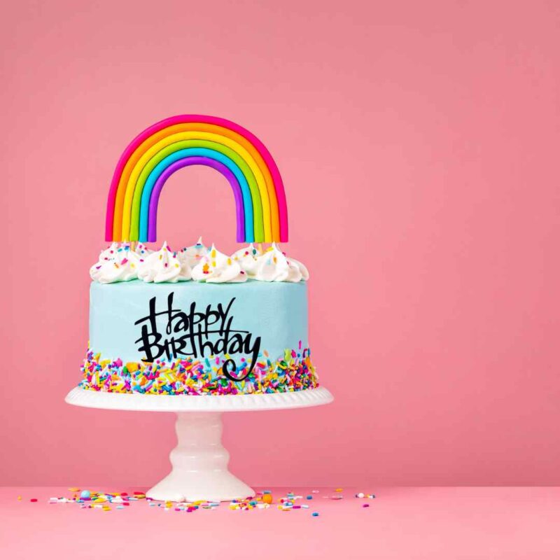 happy birthday cake decor