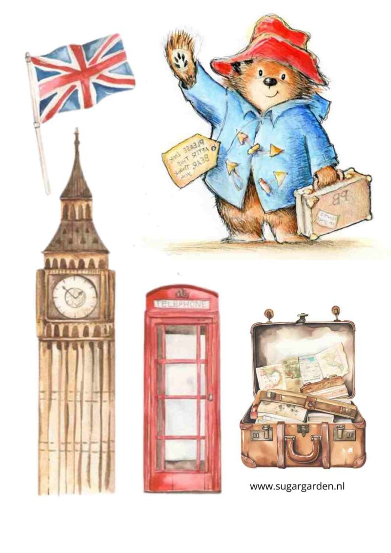 paddingtone eetbare print