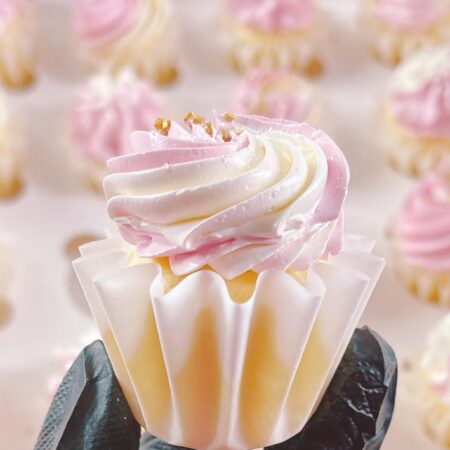 Geribbelde Mini Bakingcups - Wit - More Cuppies