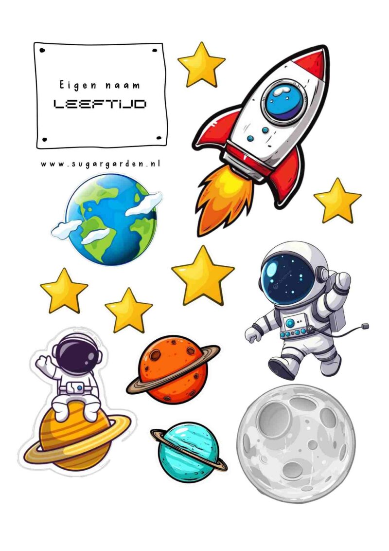 space eetbare print
