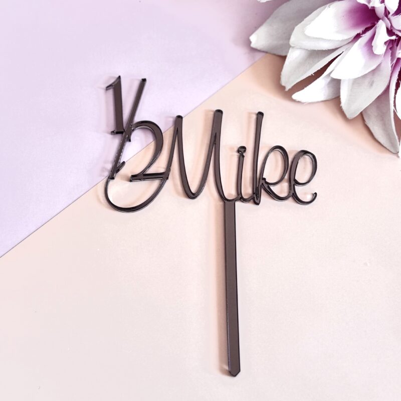 1/2+ Nam cake topper - half jaar cake topper