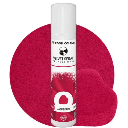 Foodcolours Fluweel Spray 100 ml – Framboos