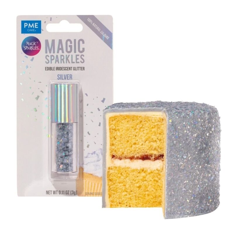 PME Silver - Eetbare Glitter Magic Sparkles