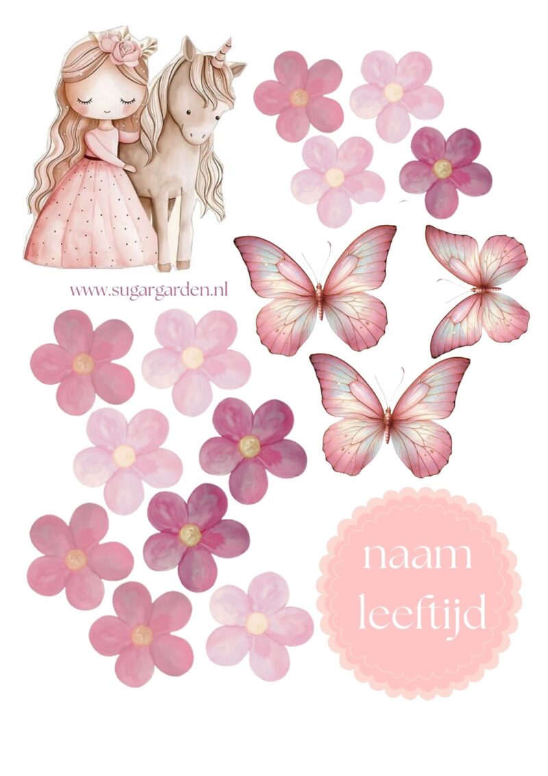 unicorn boho eetabre print