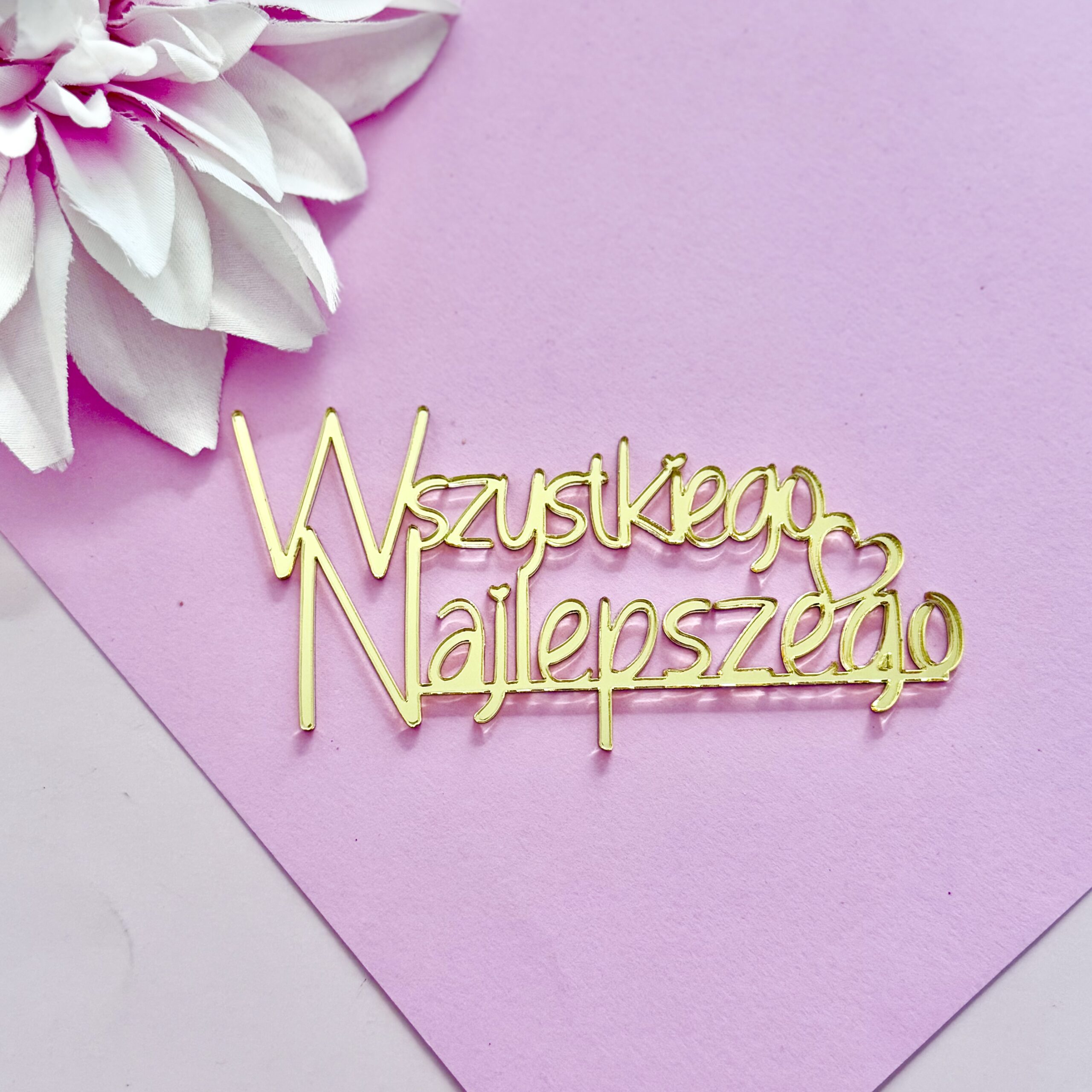 Wszystkiego Najlepszego cake topper
