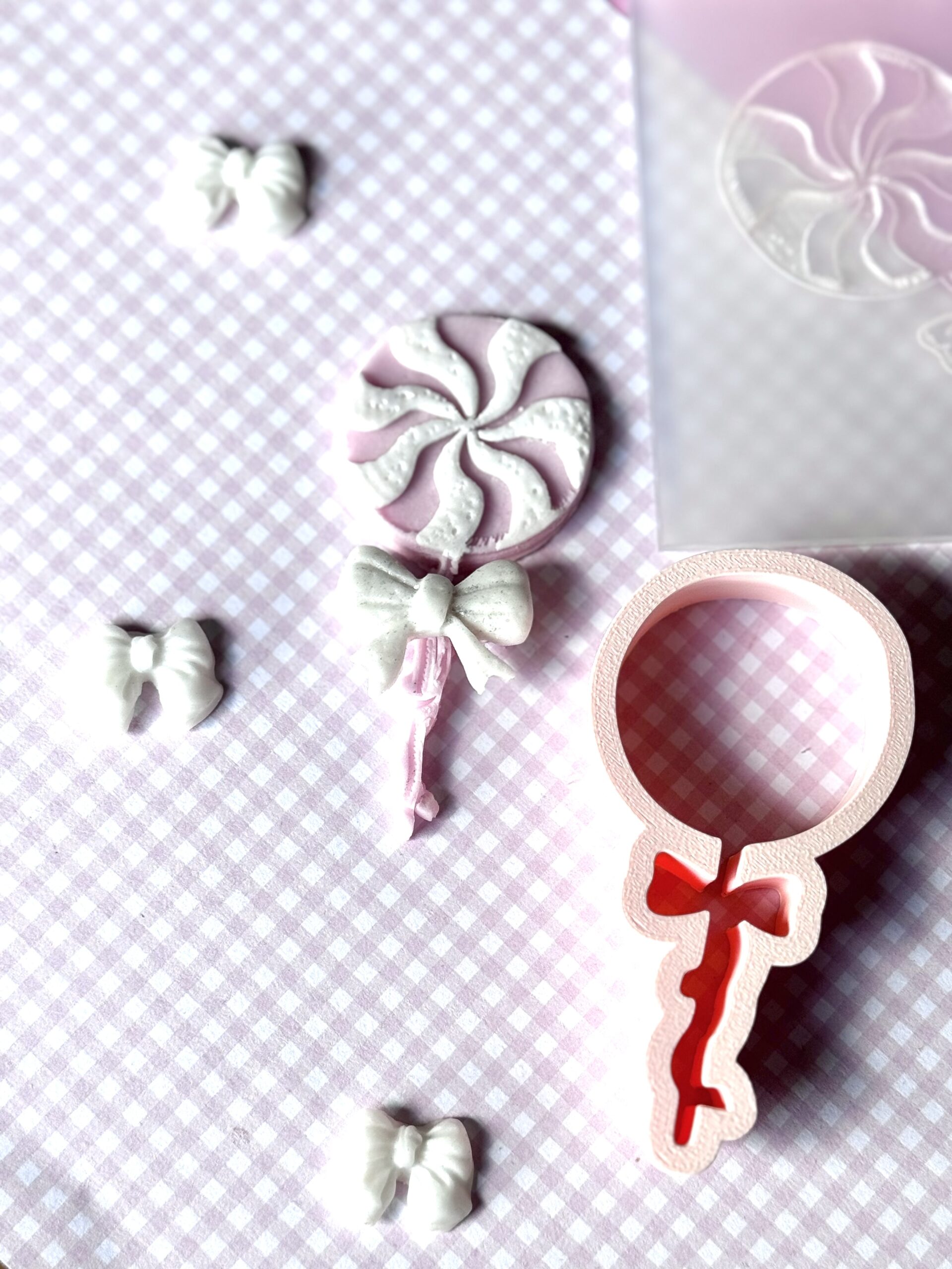 Kerst Lollipop ookiecutter +stap