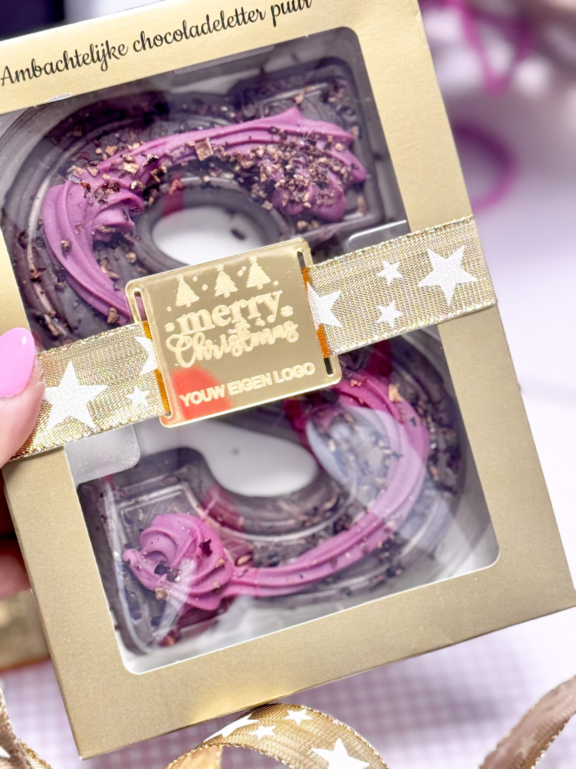 kerst label - cadeau decor