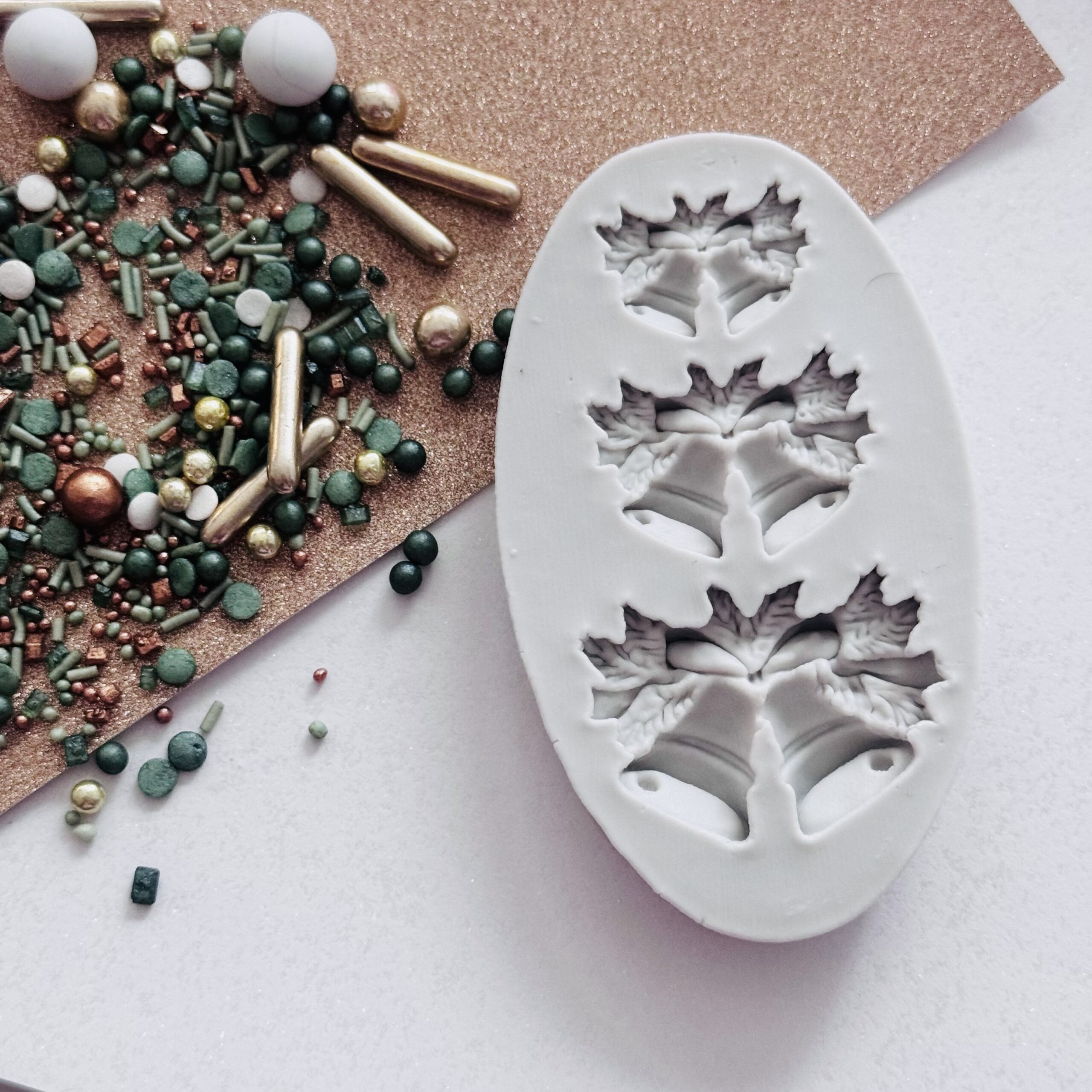 kerst bell siliconenn mal