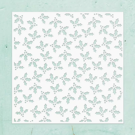 sjabloon kersttakjes - christmas stencil