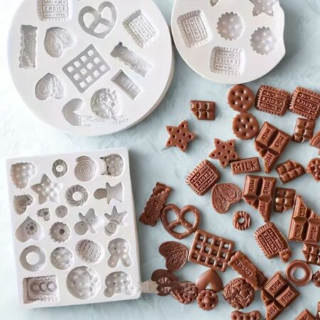 Snoepjes siliconen mal /set 3st