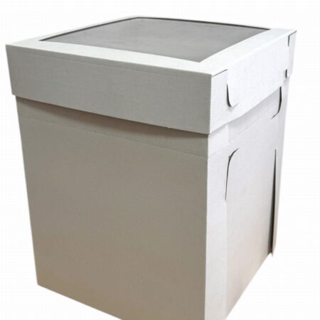 taart doos 26x26x30cm met venster