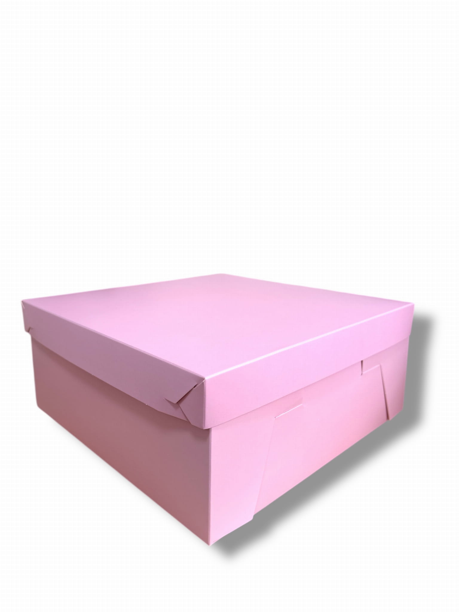 Taart-, meringue- en gebakdoos – roze 30,5 x 30,5 x 12,7 cm