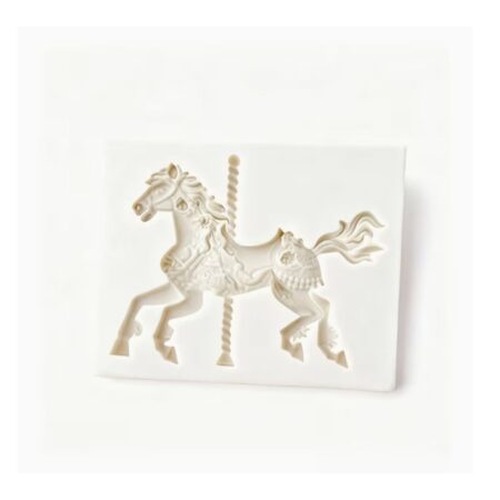 Carrousel Siliconen Mal, Hoge Detail Pony