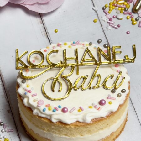 Kochanej babci cake decor