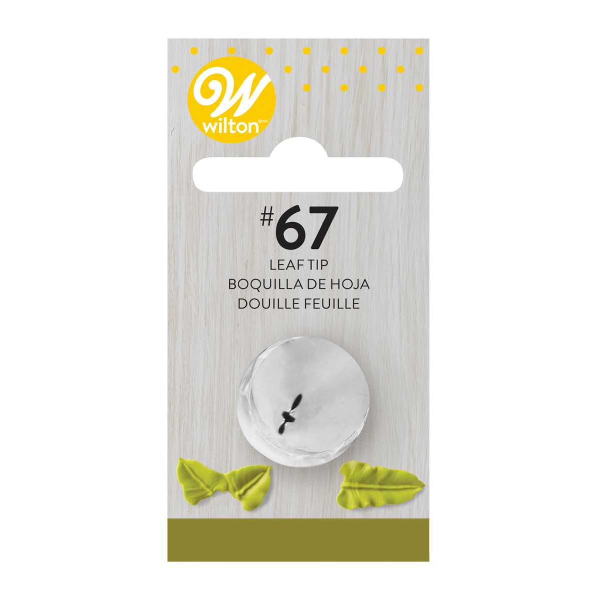Wilton Decorating Tip #067 Leaf Carded