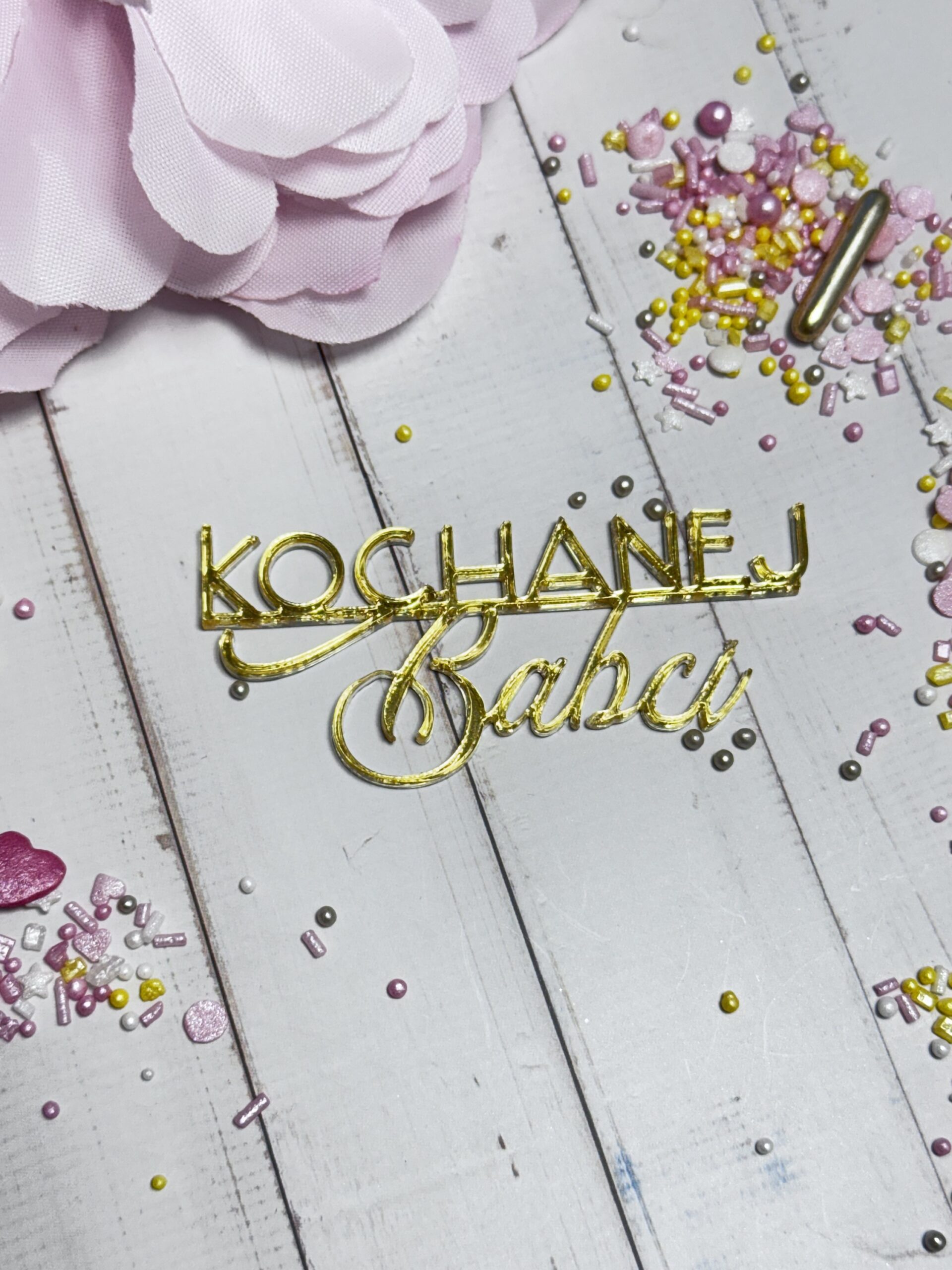 Kochanej babci cake decor - Afbeelding 2