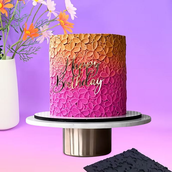 Gelaagde 3D bloembed embossing mal 18x24,6cm - Afbeelding 3