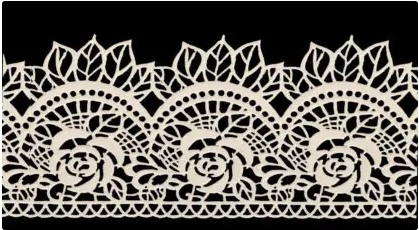 Suiker Kant Wit – 3 stuks