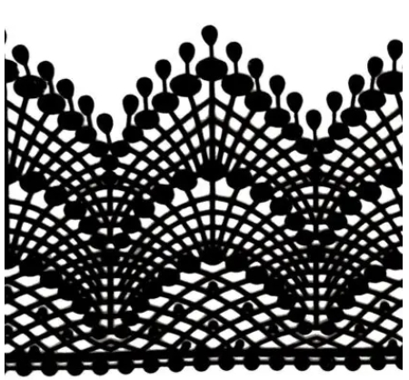 Lace zwart suiker kant black