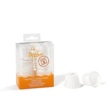 Mini Bakingcups 35st wit