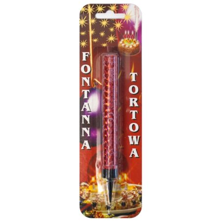 Taartfontein – Rode Vlam 12 cm (1 stuk)